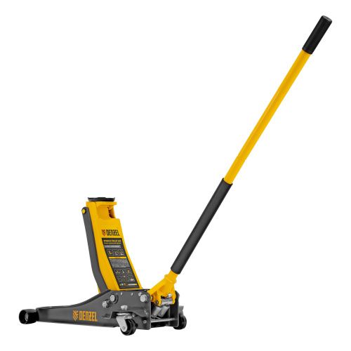 Домкрат гидравлический подкатной, 3 т, 75-500 мм, быстрый подъем, низкий подхват, проф. Denzel купить в Москве с доставкой по всей России | ProtosMarket.ru