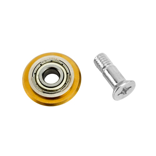 Ролик режущий с подшипником для плиткореза, 22х6х6мм, TiN Denzel купить в Москве с доставкой по всей России | ProtosMarket.ru