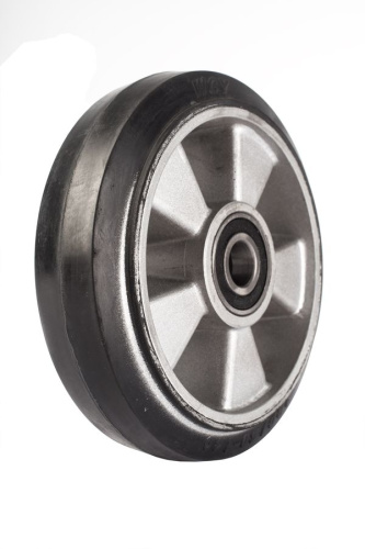 Колесо резиновое 180х50 мм с подшипником для тележек гидравлических BF/BF-III/DF-III/RHP/AC/DF/CW2 купить в Москве с доставкой по всей России | ProtosMarket.ru