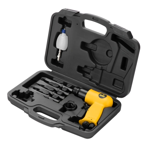 Пневматический молоток НР4500 + набор насадок, 113 л/мин, 4500 уд/мин Denzel по ценам производителя в Москве с доставкой по всей России