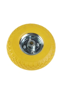 Колесо литое полиуретановое 260 мм PU 1804 с железным ободом (20 мм шариковый подишпник) купить в Москве с доставкой по всей России | ProtosMarket.ru