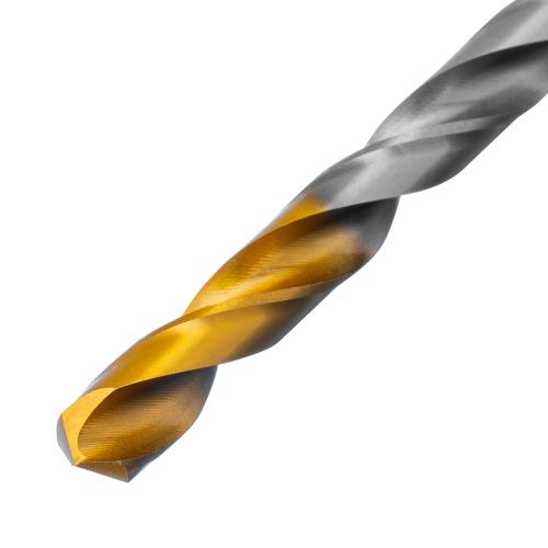 Сверло спиральное по металлу 7,0 x 109 мм, Р6М5, Golden Tip  Denzel купить в Москве с доставкой по всей России | ProtosMarket.ru