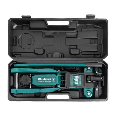 Домкрат гидравлический подкатной, 2 т, 85-330 мм, низкий подхват, в пласт. кейсе Сибртех купить в Москве с доставкой по всей России | ProtosMarket.ru