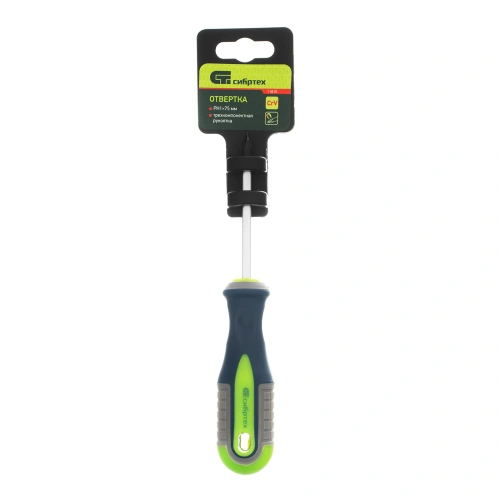 Отвертка, PH1 х 75 мм, CrV, трехкомпонентная рукоятка Сибртех купить в Москве с доставкой по всей России | ProtosMarket.ru