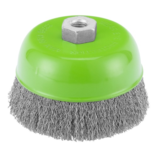 Щетка для УШМ, 125 мм, М14, "чашка", витая проволока Сибртех купить в Москве с доставкой по всей России | ProtosMarket.ru