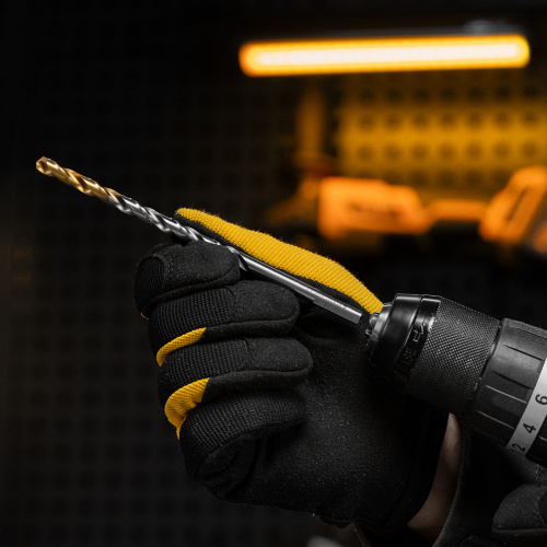 Сверло спиральное по металлу 6,5 х 148 мм, Р6М5, Golden Tip, удлиненное Denzel купить в Москве с доставкой по всей России | ProtosMarket.ru