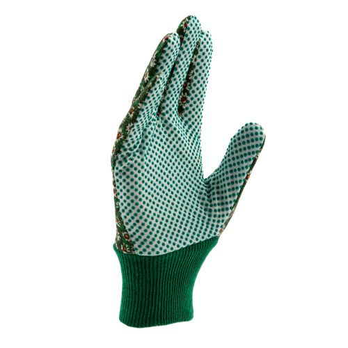 Перчатки садовые х/б ткань с ПВХ точкой, манжет, M Palisad купить в Москве с доставкой по всей России | ProtosMarket.ru