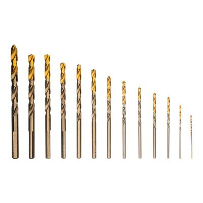 Набор сверл по металлу, 1,5-6,5мм, Р6М5К8-TiN, Golden Tip, 13 шт Denzel купить в Москве с доставкой по всей России | ProtosMarket.ru
