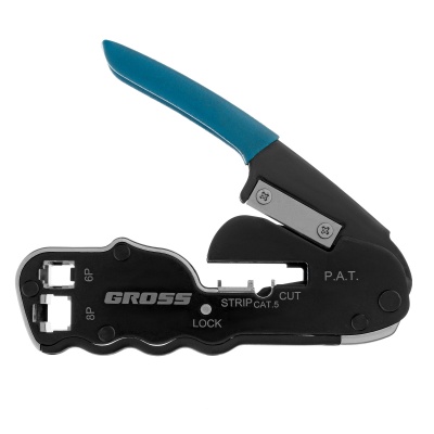 Клещи для обжима телефонных и компьютерных клемм RJ45, 8P и RJ11/12, 6P, компактный размер, CAT5 Gross купить в Москве с доставкой по всей России | ProtosMarket.ru