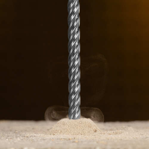 Бур по бетону, цельная крестовая пластина, 8x315 мм, SDS PLUS Denzel купить в Москве с доставкой по всей России | ProtosMarket.ru