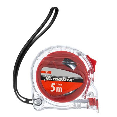 Рулетка Crystal,5 м х 25 мм,корпус из поликарбоната Matrix купить в Москве с доставкой по всей России | ProtosMarket.ru