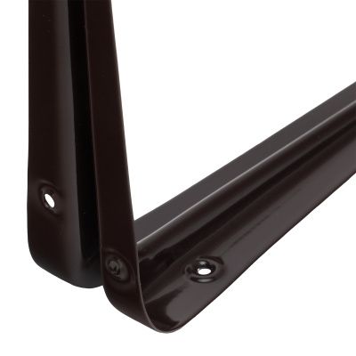 Кронштейн угловой с ребром, 175 х 225 мм, коричневый Сибртех купить в Москве с доставкой по всей России | ProtosMarket.ru