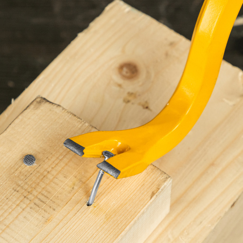 Лом-гвоздодер, 900 мм, шестигранный 19 мм, окрашенный, сталь 65 Denzel купить в Москве с доставкой по всей России | ProtosMarket.ru