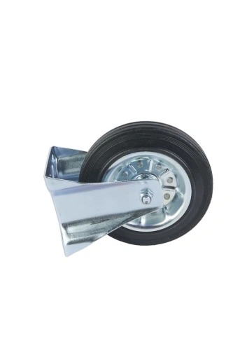 Колесо неповоротное усиленное резина FRC 80 200 мм купить в Москве с доставкой по всей России | ProtosMarket.ru