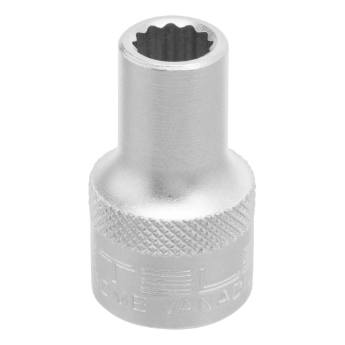 Головка торцевая, 9 мм, двенадцатигранная, CrV, под квадрат 1/2, хромированная Stels купить в Москве с доставкой по всей России | ProtosMarket.ru