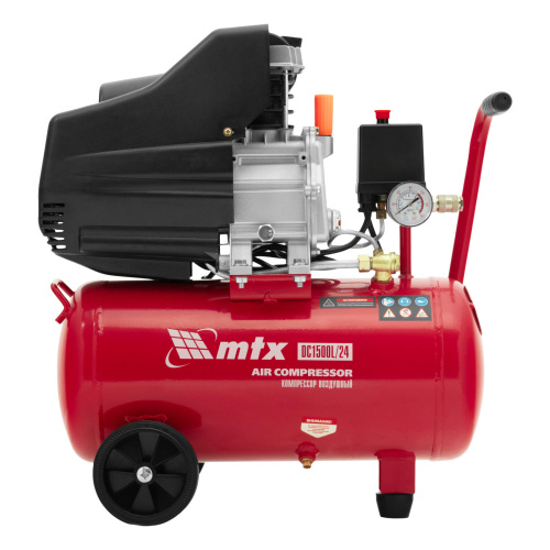 Компрессор воздушный DC1500L/24, 1,5 кВт, 24 л, 210 л/мин MTX купить в Москве с доставкой по всей России | ProtosMarket.ru