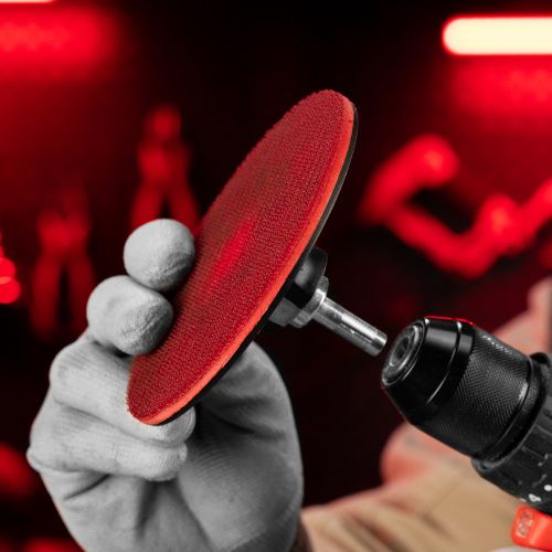 Насадка для дрели и УШМ с липучкой, 125 мм, твердая Matrix купить в Москве с доставкой по всей России | ProtosMarket.ru