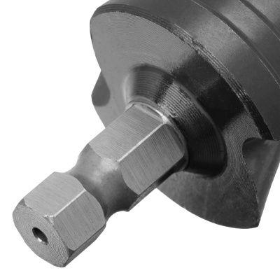 Сверло ступенчатое, 9-12-15-18-21-24-27-30-33-36 мм, Р6М5, 6-гр. хвостовик Denzel купить в Москве с доставкой по всей России | ProtosMarket.ru