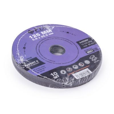 Круг отрезной по металлу FTL Expert II 125 х 0,8 х 22,2 мм A46SBF купить в Москве с доставкой по всей России | ProtosMarket.ru