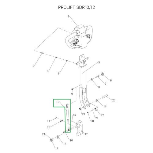 Амортизатор ручки для штабелеров SDR 1-1,2 т, SDR1635 купить в Москве с доставкой по всей России | ProtosMarket.ru