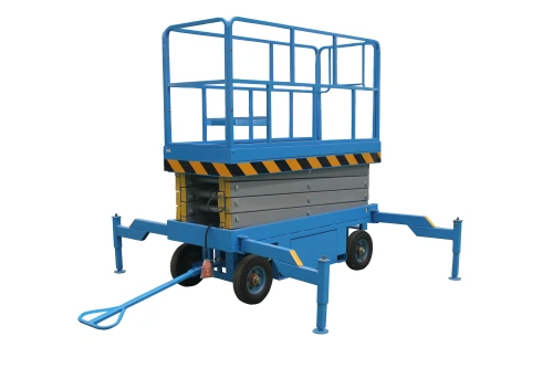 Подъемник ножничный передвижной с выдвижной платформой 500 кг 6/8 м TOR SJY-0,5-6 DC аккумуляторный купить в Москве с доставкой по всей России | ProtosMarket.ru