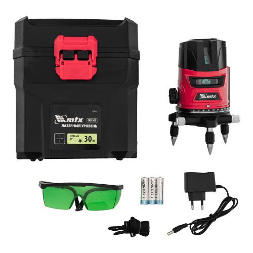 Лазерный уровень CRX-30G, 30 м, зеленый луч, батарейки, резьба 5/8" MTX купить в Москве с доставкой по всей России | ProtosMarket.ru