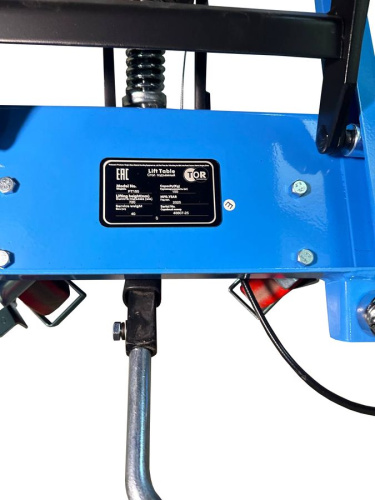 Стол подъемный передвижной 150 кг 210-720 мм (700х450 мм) TOR PT150 купить в Москве с доставкой по всей России | ProtosMarket.ru