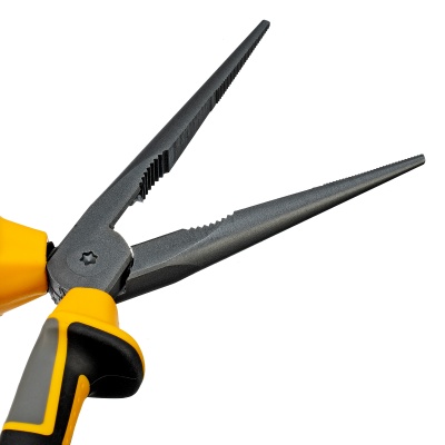 Длинногубцы прямые 205 мм, трехкомпонентные рукоятки Denzel купить в Москве с доставкой по всей России | ProtosMarket.ru