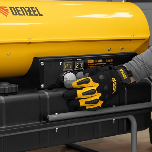 Дизельная тепловая пушка DHG-50, 50 кВт, 1100 м3/ч, прямой нагрев Denzel купить в Москве с доставкой по всей России | ProtosMarket.ru
