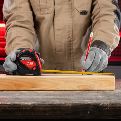 Рулетка Status Magnet 3 fixations,7,5 м х 25 мм,обрезиненный корпус,зацеп с магнитом Matrix купить в Москве с доставкой по всей России | ProtosMarket.ru