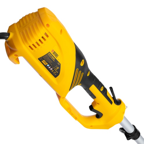 Триммер электрический TE-1200, 1200 Вт, 380 мм, катушка + диск, разборная штанга Denzel купить в Москве с доставкой по всей России | ProtosMarket.ru