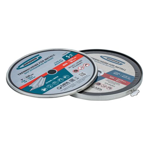 Круг отрезной по металлу, 230 х 2,0 х 22,2 мм, WA36TBF, в метал.банке, 5 шт. Gross купить в Москве с доставкой по всей России | ProtosMarket.ru
