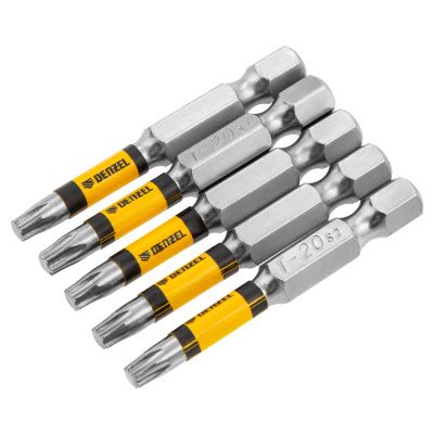 Бита T20x50, 5 шт. Denzel купить в Москве с доставкой по всей России | ProtosMarket.ru