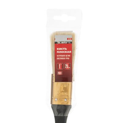Кисть плоская "Профи" 1", натуральная щетина, пластмассовая ручка MTX купить в Москве с доставкой по всей России | ProtosMarket.ru