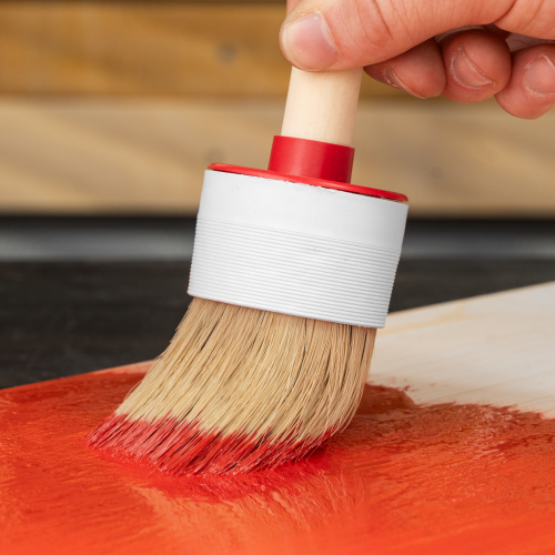 Кисть круглая №16 (55 мм) натуральная щетина, деревянная ручка MTX купить в Москве с доставкой по всей России | ProtosMarket.ru