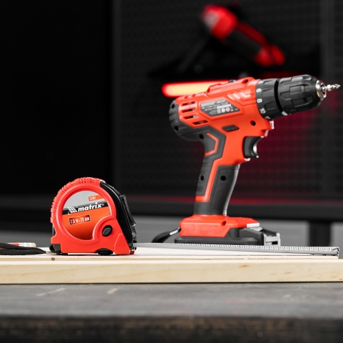 Рулетка Rubber,7,5 м х 25 мм,обрезиненный корпус Matrix купить в Москве с доставкой по всей России | ProtosMarket.ru