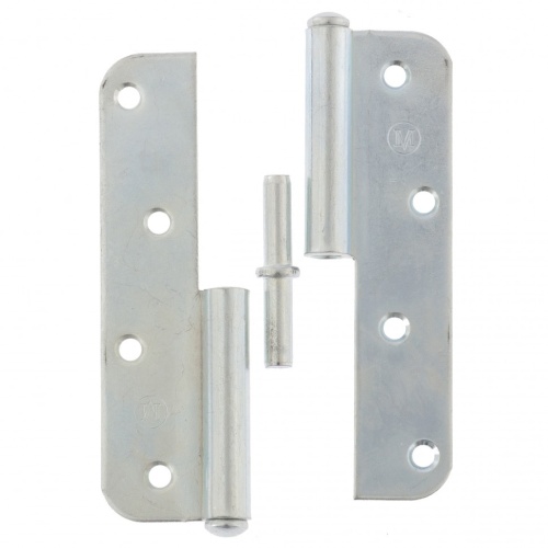 Петля накладная ПН1-130 правая, цинк, 4 шт, (Металлист) Россия купить в Москве с доставкой по всей России | ProtosMarket.ru