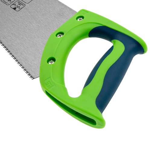 Ножовка по дереву "Зубец", 450 мм, 11 TPI, зуб 2D, калёный зуб, 2-х компонентная рукоятка Сибртех купить в Москве с доставкой по всей России | ProtosMarket.ru