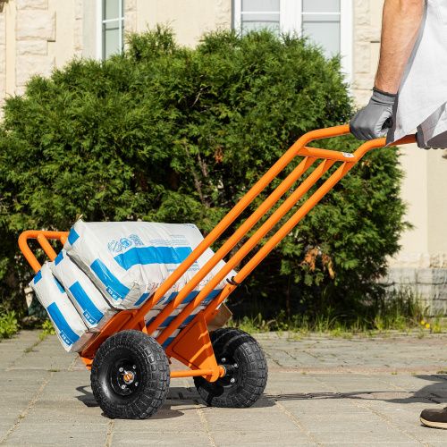 Тележка ручная 2-х колесная, усиленная, г/п 250кг, откидная платформа 530х400мм Сибртех купить в Москве с доставкой по всей России | ProtosMarket.ru