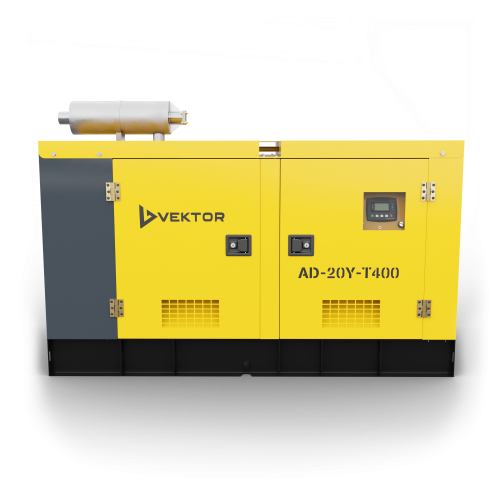 Дизельный генератор Vektor AD-20Y-T400 в шумозащитном кожухе с АВР купить в Москве с доставкой по всей России | ProtosMarket.ru