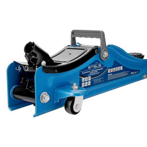 Домкрат гидравлический подкатной в пластиковом кейсе, 2 т, Low Profile, 80-380 мм Stels купить в Москве с доставкой по всей России | ProtosMarket.ru