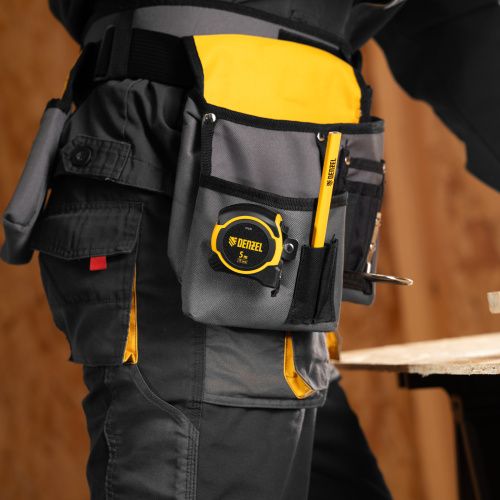 Рулетка 5м х 19мм, двухкомп. корпус, магнитный обрезиненный зацеп Denzel купить в Москве с доставкой по всей России | ProtosMarket.ru