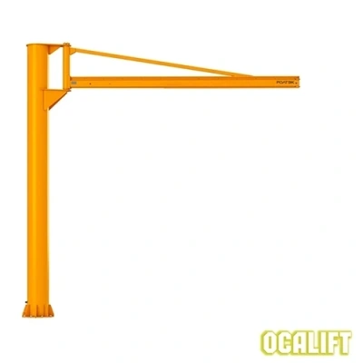 Кран консольный поворотный на колонне ручной 250кг стрела 4м высота 3м купить в Москве с доставкой по всей России | ProtosMarket.ru