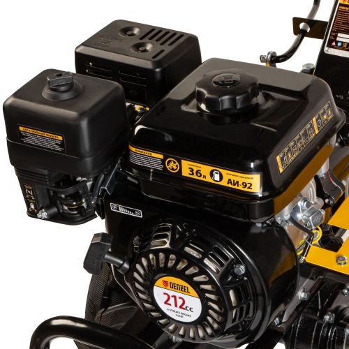 Мотоблок DPT-270X, 7 л.с, дисковое сцепление, ширина 90 см, глубина 35 см, фрез 3 х 4, ВОМ, передачи 2В/1Н Denzel купить в Москве с доставкой по всей России | ProtosMarket.ru