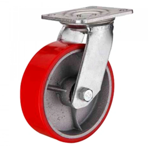 Колесо большегрузное поворотное SCp 93 75 мм полиуретановое (F) по ценам производителя в Москве с доставкой по всей России