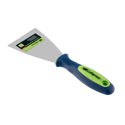 Шпательная лопатка из нержавеющей стали, 80 мм, двухкомпонентная ручка Сибртех купить в Москве с доставкой по всей России | ProtosMarket.ru