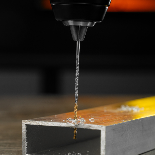 Сверло спиральное по металлу 3 х 100 мм, Р6М5, Golden Tip, удлиненное, 2шт. Denzel купить в Москве с доставкой по всей России | ProtosMarket.ru