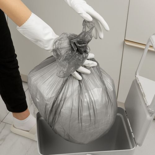Пакеты для мусора 60 л x 20 шт. серые, Home Palisad купить в Москве с доставкой по всей России | ProtosMarket.ru
