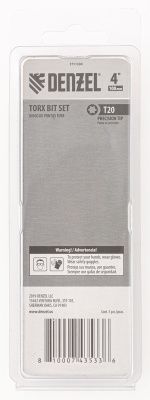 Бита T20x100 мм, 5 шт. Denzel купить в Москве с доставкой по всей России | ProtosMarket.ru