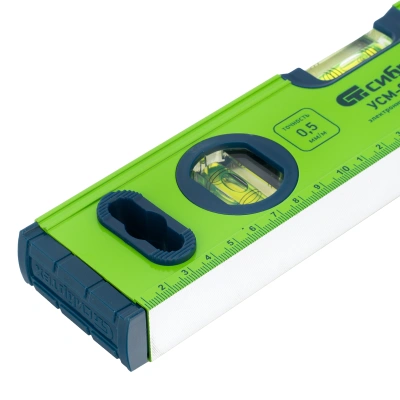 Уровень алюминиевый УСМ-0,5-300, фрезерованный, 3 глазка, магнитный, 300 мм Сибртех купить в Москве с доставкой по всей России | ProtosMarket.ru